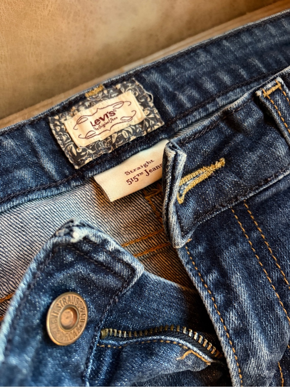 Levi’s 515 PETITE Dark Denim Straight leg Jeans